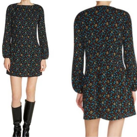 Maje Rockina Floral Print Dress - Picture 1 of 16